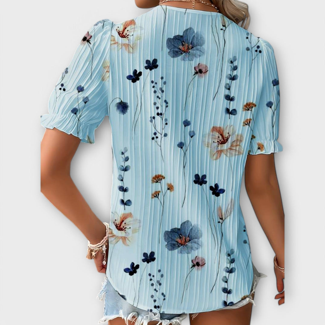 Lila - Bluza s V izrezom