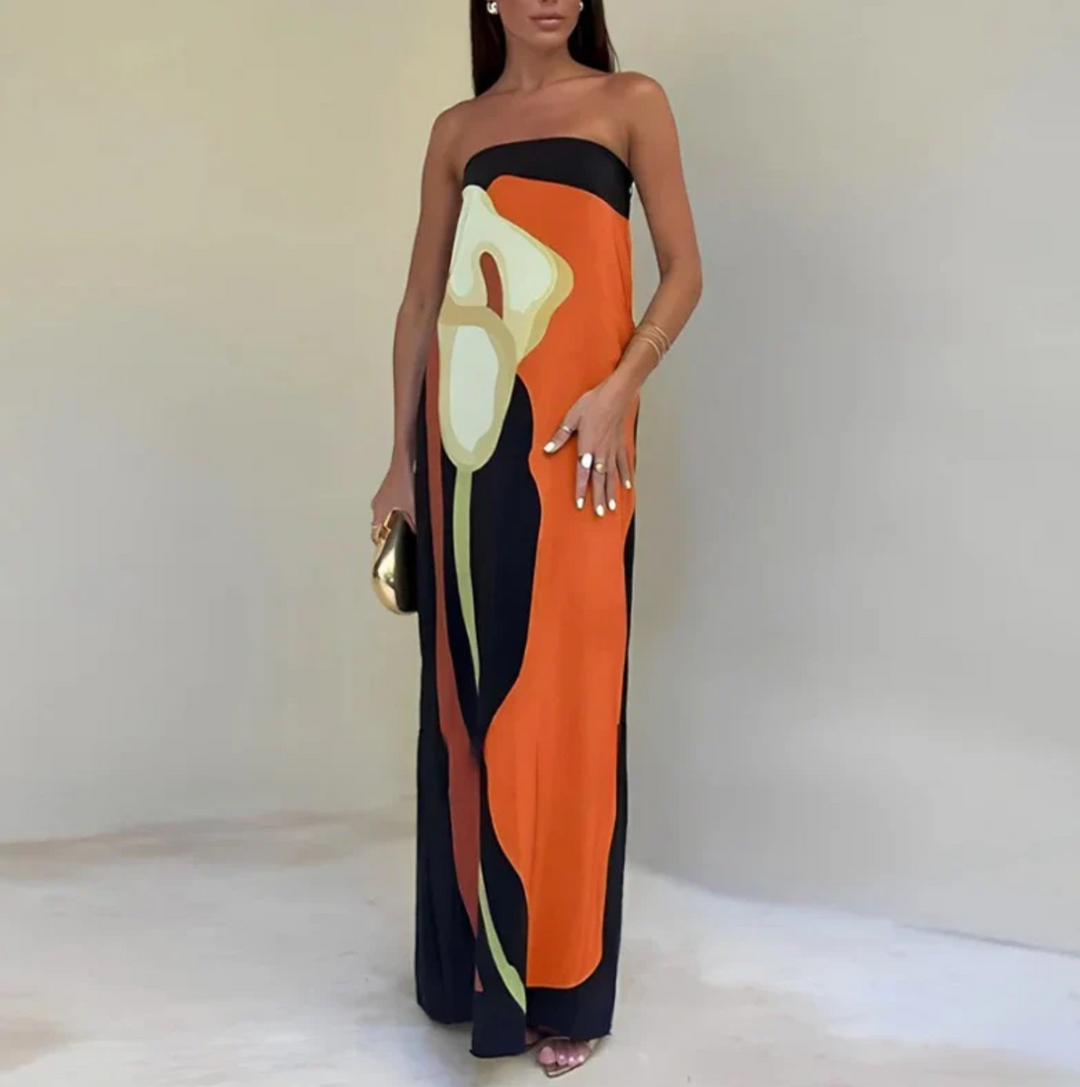 Paula - Elegantna Haljina s Izrezom