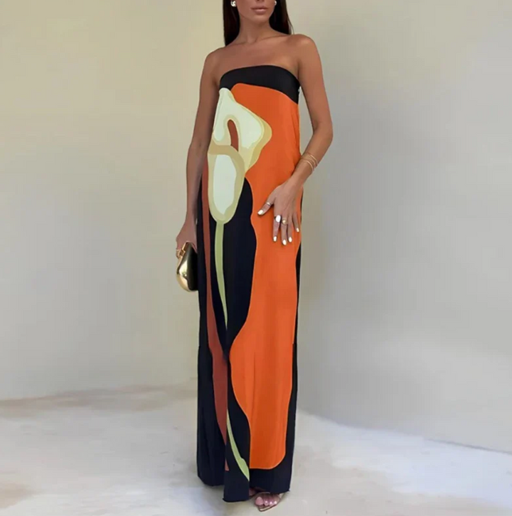 Paula - Elegantna Haljina s Izrezom
