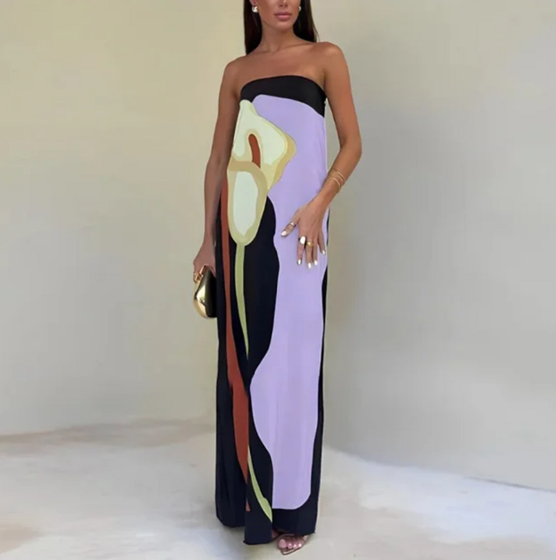 Paula - Elegantna Haljina s Izrezom