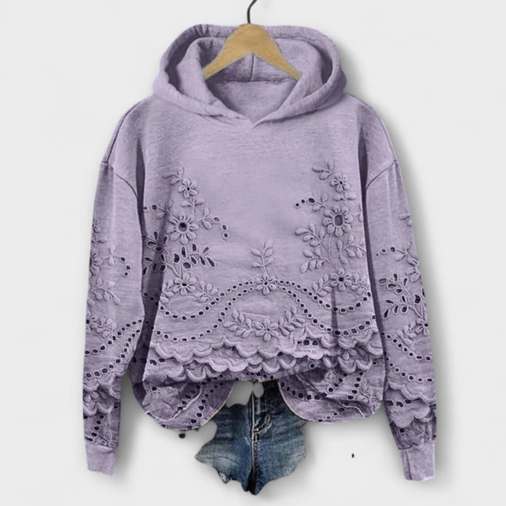 Grace – Vintage Hoodie s cvjetnim uzorkom