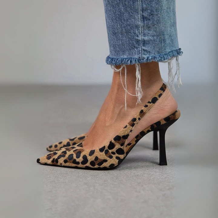 Ana - Cipele s visokom potpeticom i leopard printom