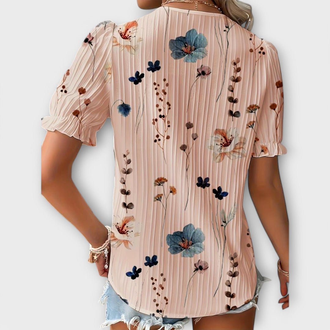 Lila - Bluza s V izrezom