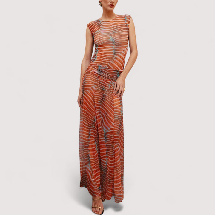 Marina™ | Elegantan set body i suknja.