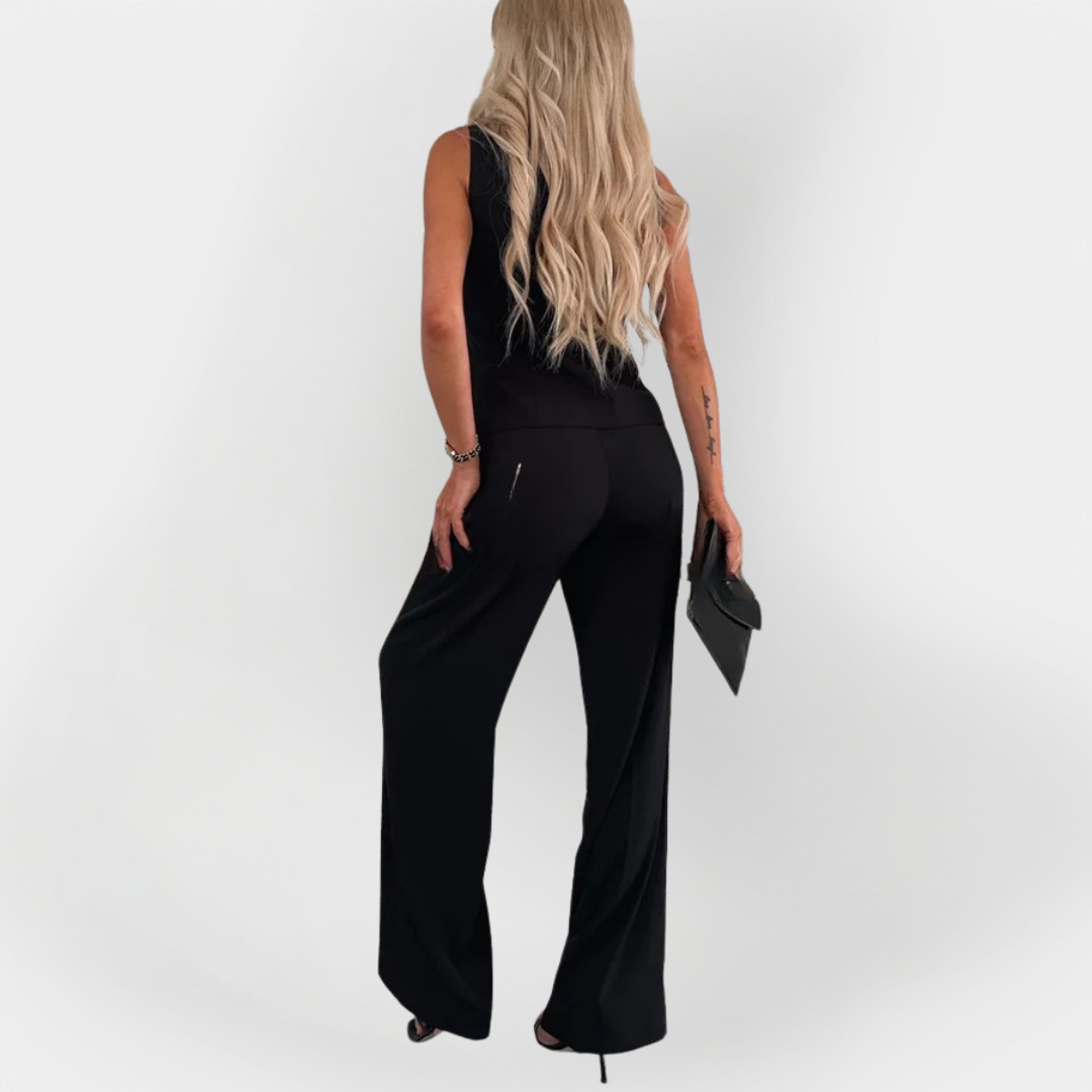 Elegantni Set Hlača s Topom bez Rukava