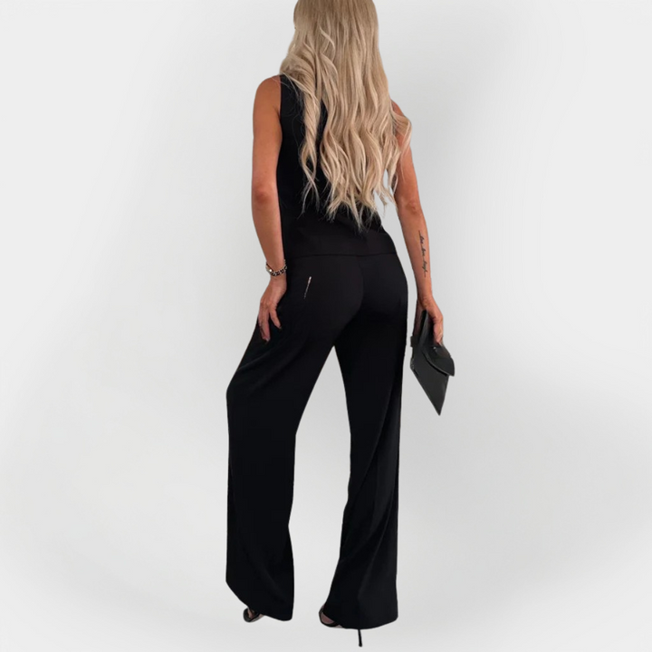 Elegantni Set Hlača s Topom bez Rukava
