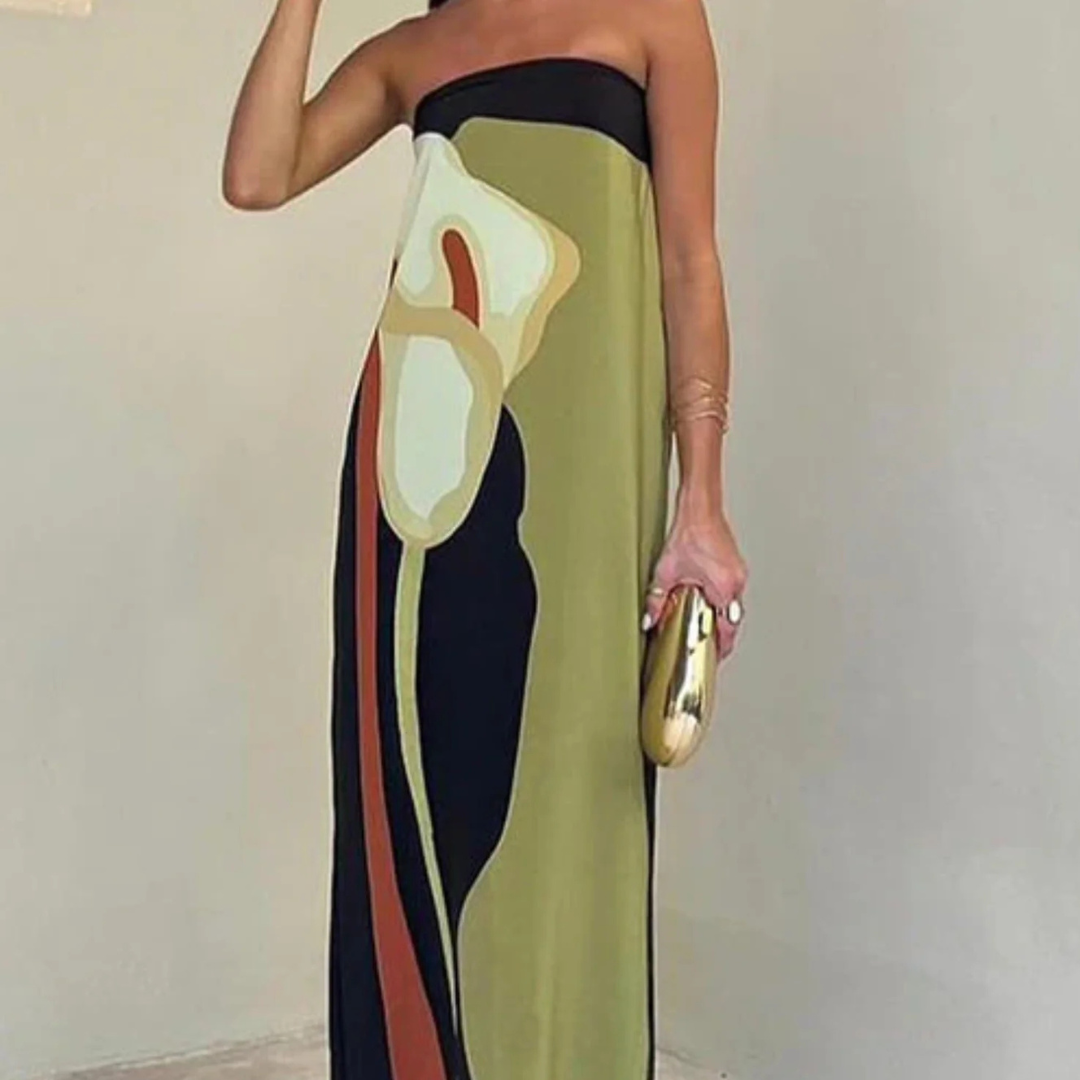 Paula - Elegantna Haljina s Izrezom