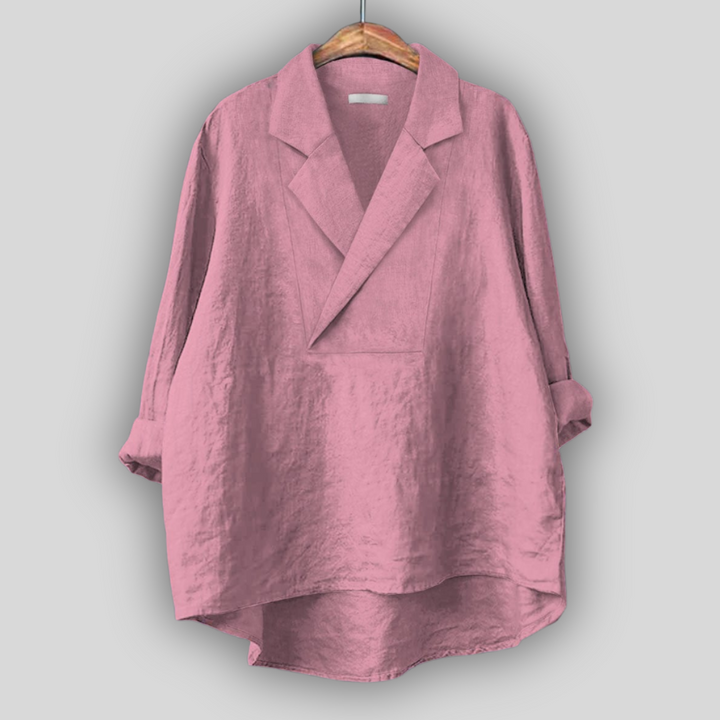 Linen Bluzica “Ružičasta Aura”