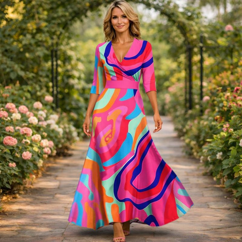 Lillian | Haljina Maxi Stila Omot