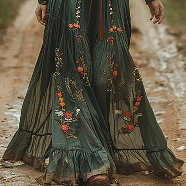 Selvara™ | Boho Cvjetna Maxi Haljina