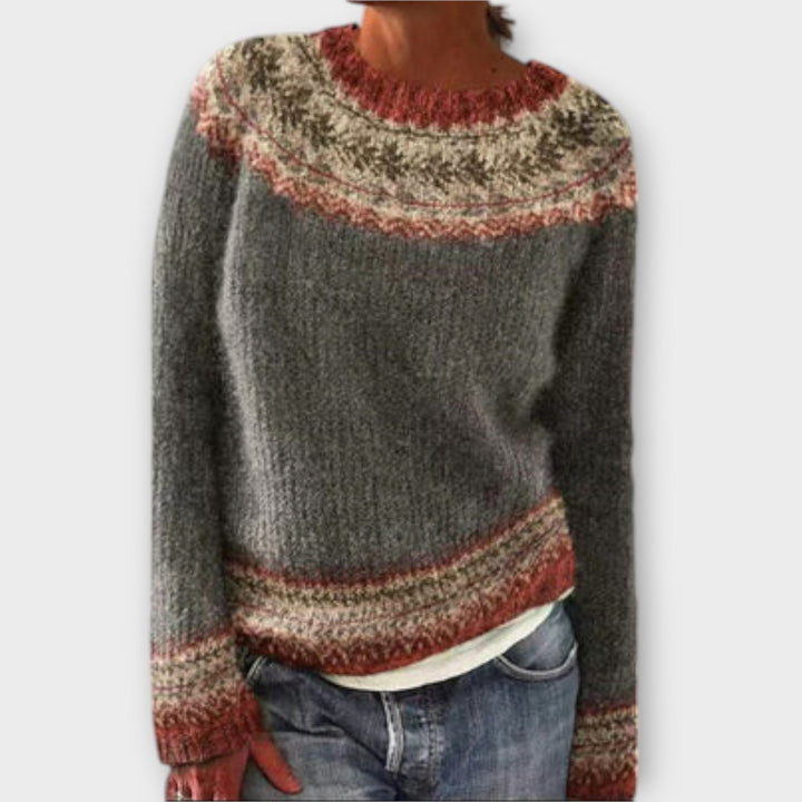 Suzu - Vintage pleteni pulover za žene