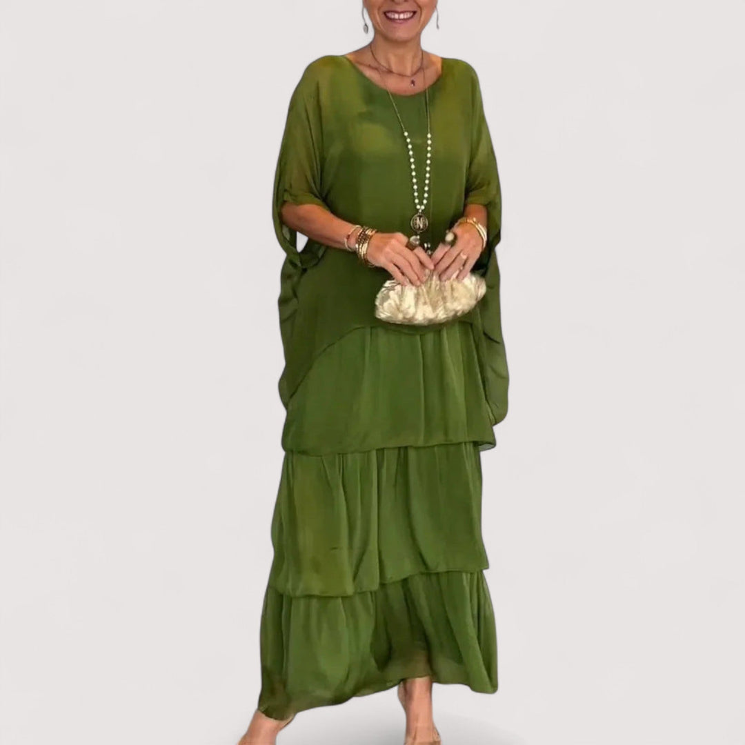 Lovrenka™ | Elegantna haljina od šifona u boho stilu