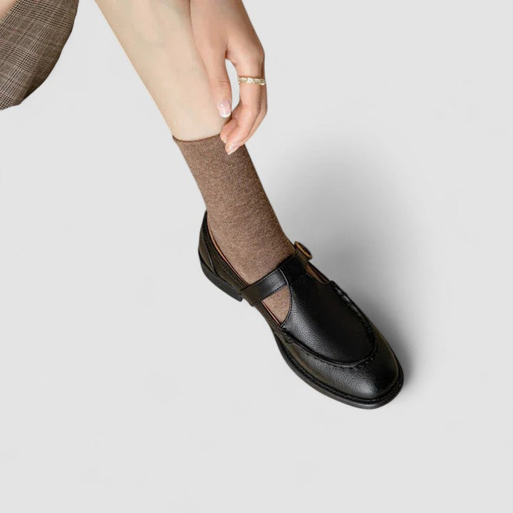 AVERY™|ORTOPEDSKA CIPELA MARY JANE S KVADRATNIM VRHOM