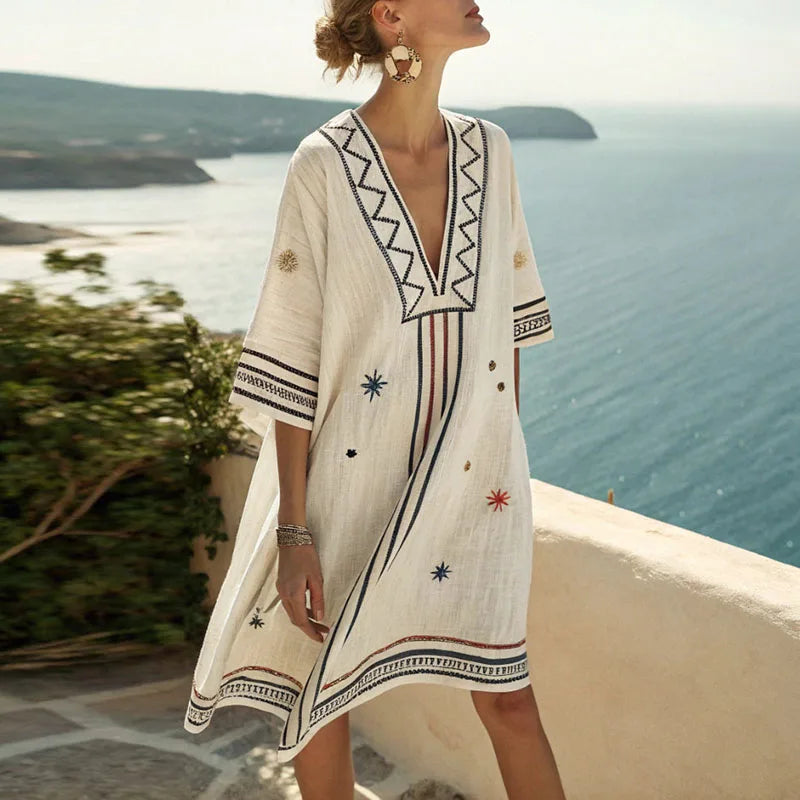 Naomi - Elegantna i Svestrana Plažna Haljina za Ljetne Dane