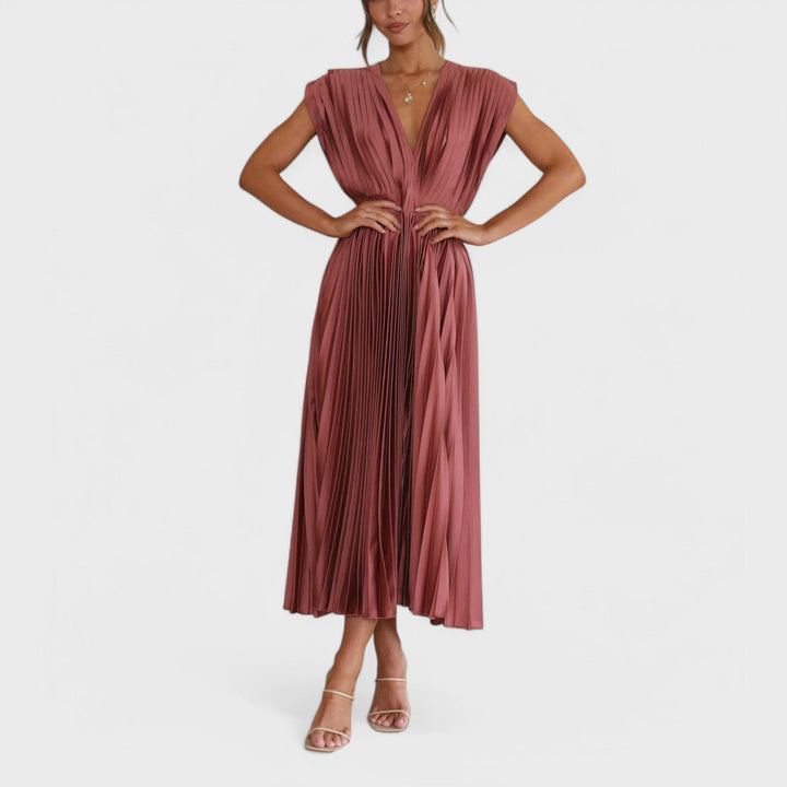 Paula - Elegantna plisirana haljina
