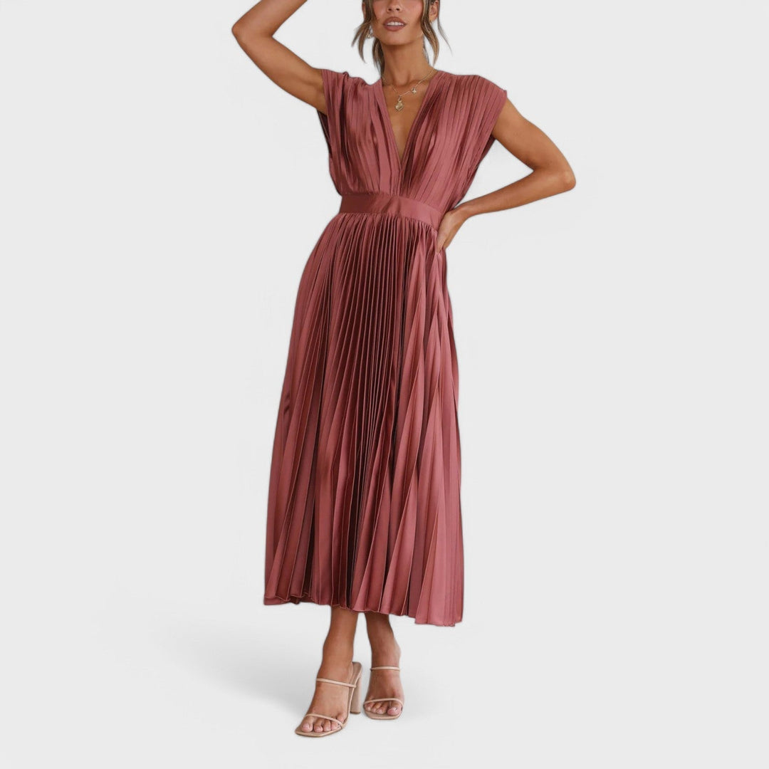 Paula - Elegantna plisirana haljina