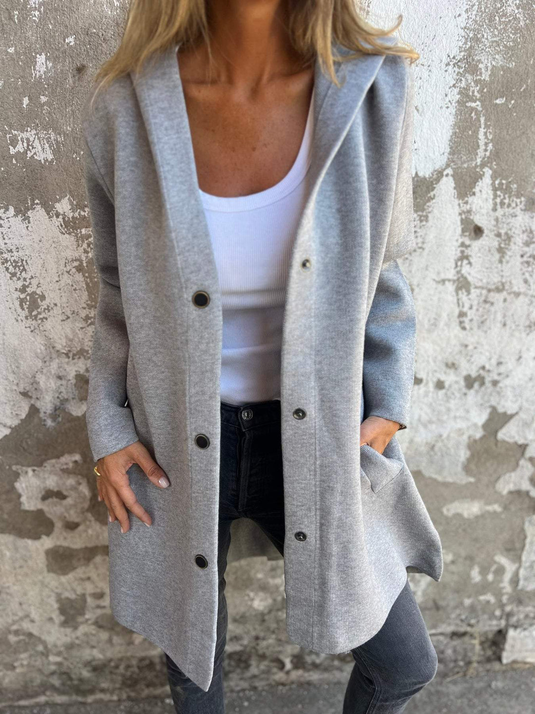 Lucija - Casual Cardigan s Kapuljačom