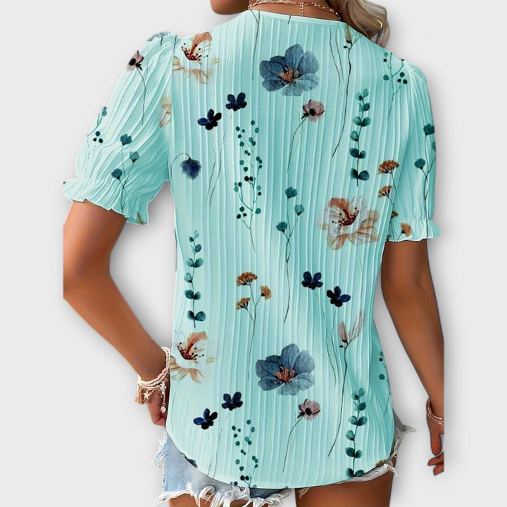 Lila - Bluza s V izrezom