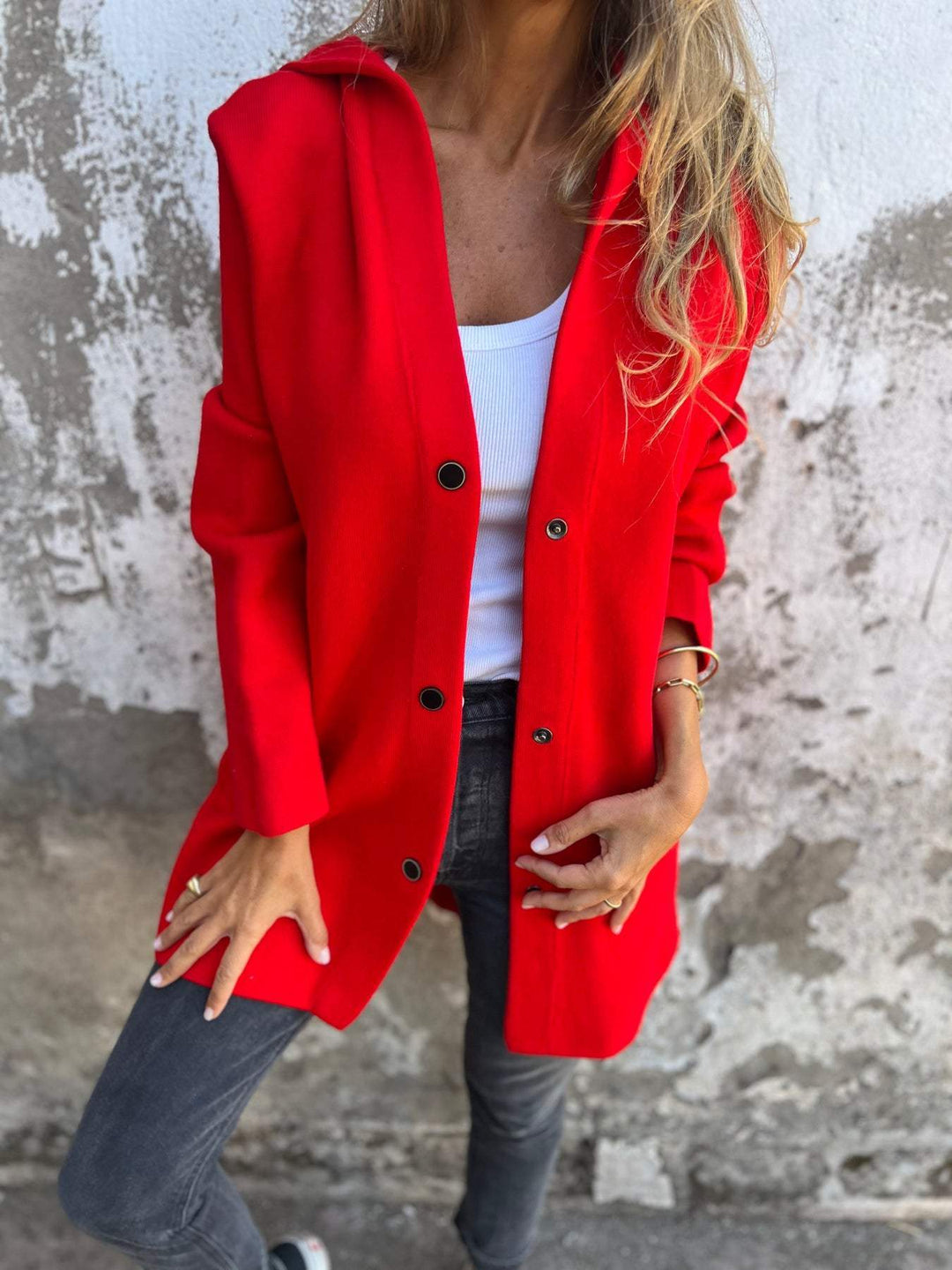 Lucija - Casual Cardigan s Kapuljačom