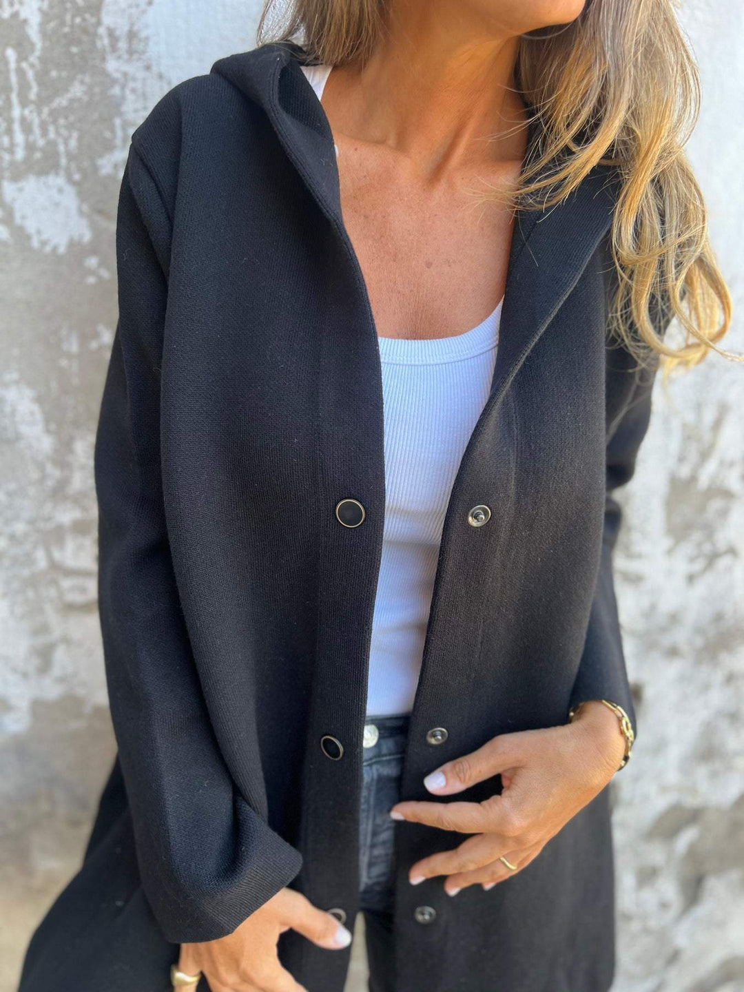 Lucija - Casual Cardigan s Kapuljačom
