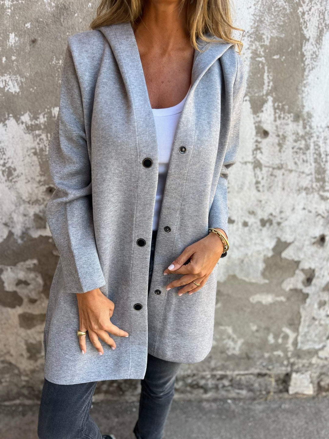 Lucija - Casual Cardigan s Kapuljačom