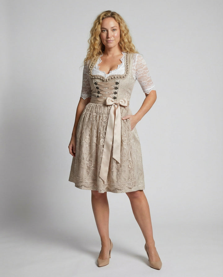 Elena – Elegantna čipkasta haljina