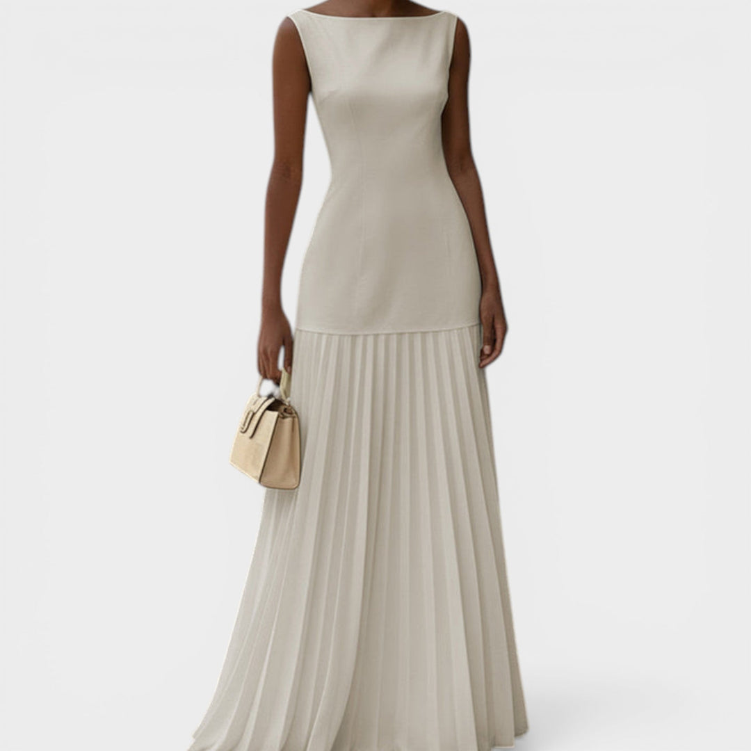 Ema – Plava elegantna maxi haljina