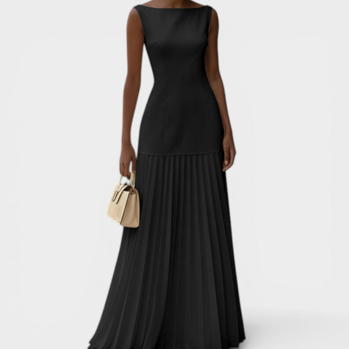 Ema – Plava elegantna maxi haljina