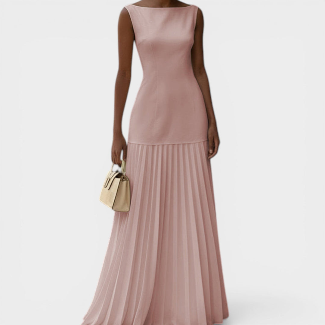 Ema – Plava elegantna maxi haljina