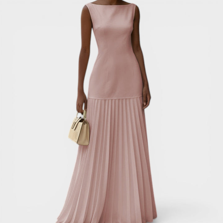 Ema – Plava elegantna maxi haljina