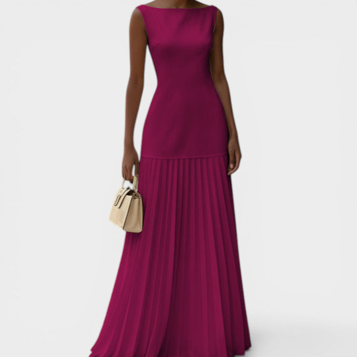 Ema – Plava elegantna maxi haljina