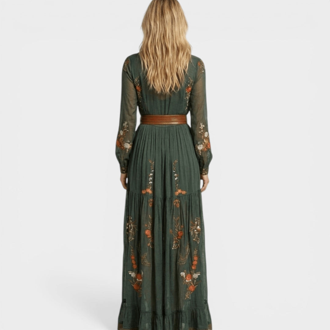Kamila – Boho maksi haljina