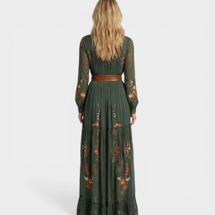 Kamila – Boho maksi haljina