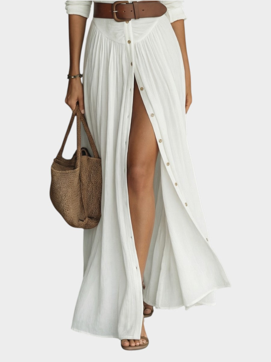 Alessia™ | Elegantna Lanena Maxi Haljina