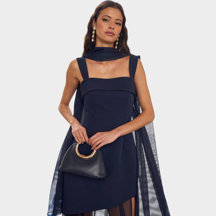 Amber – Bordo elegantna haljina