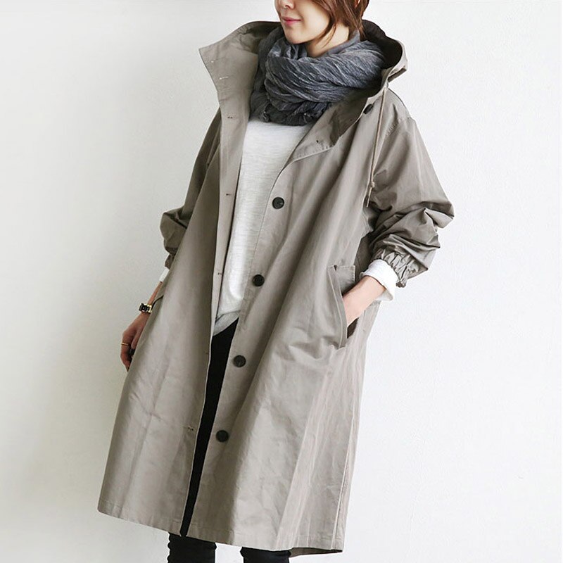 Mirna - Elegantan Vodoodbojni Trenchcoat