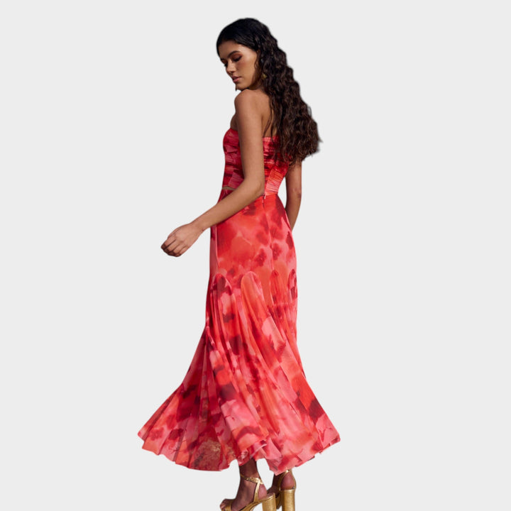 Valeria – Elegantna off-shoulder haljina