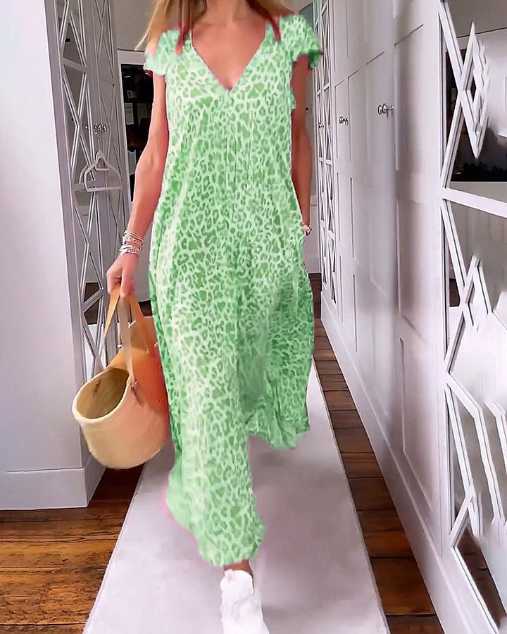 Victoria | Maxi Haljina s V-Izrezom