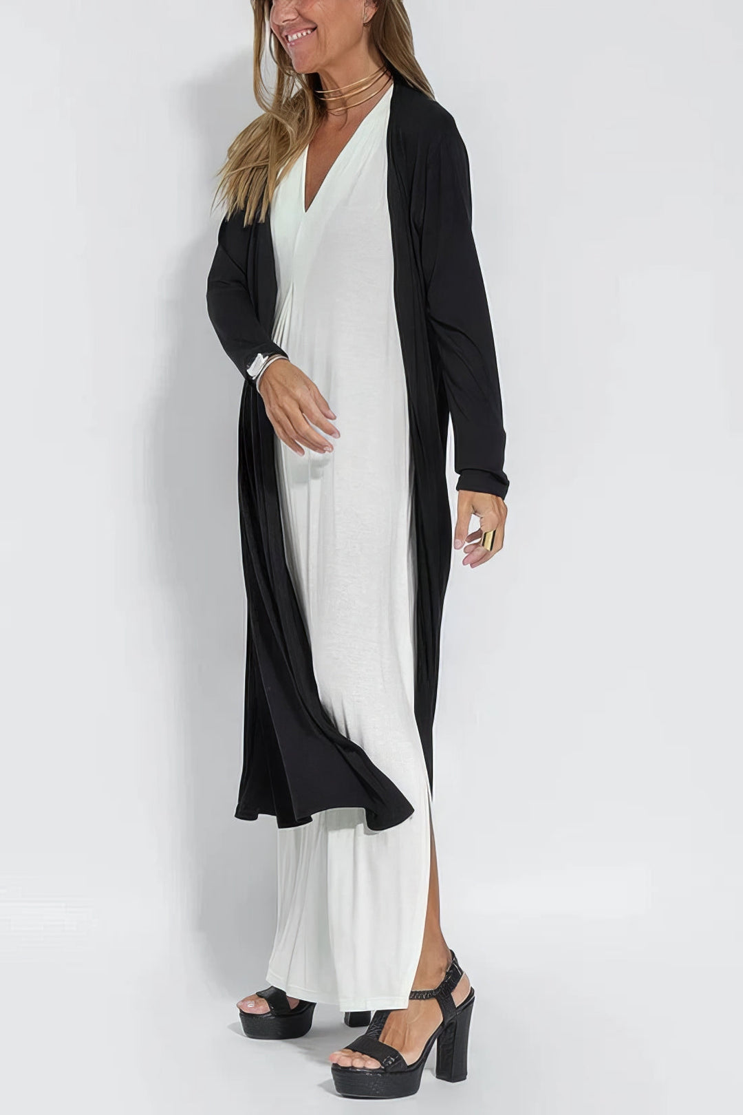 Ava™ | Elegantna duga haljina + kardigan
